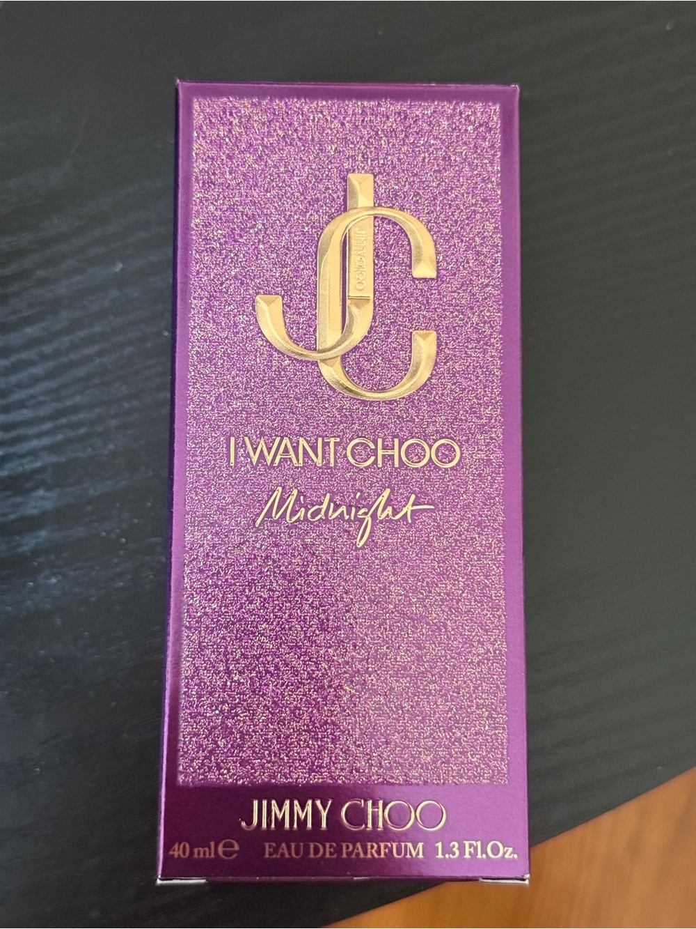 Jimmy Choo I Want Choo Midnight - Purple & Gold Packaging